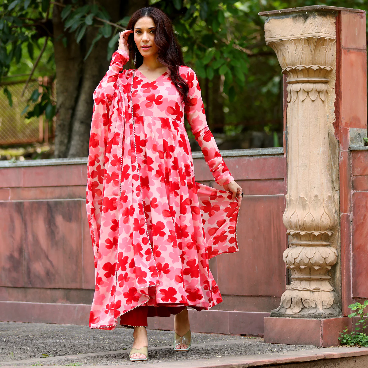 Darshi Floral Georgette Set - Image 5