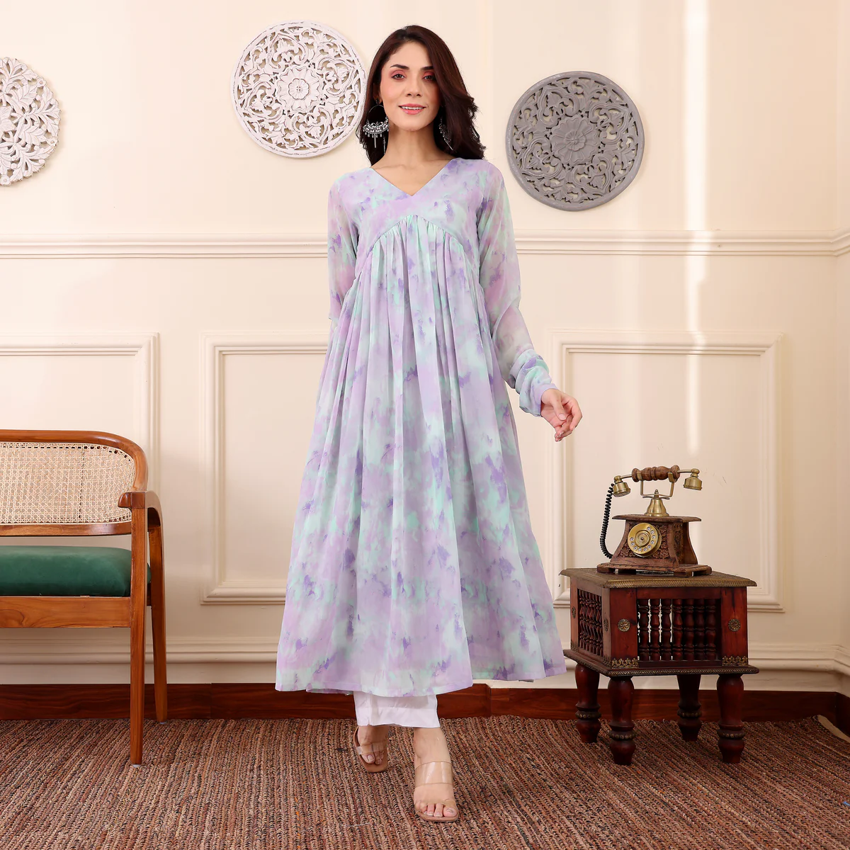 Remisa Georgette Kurta