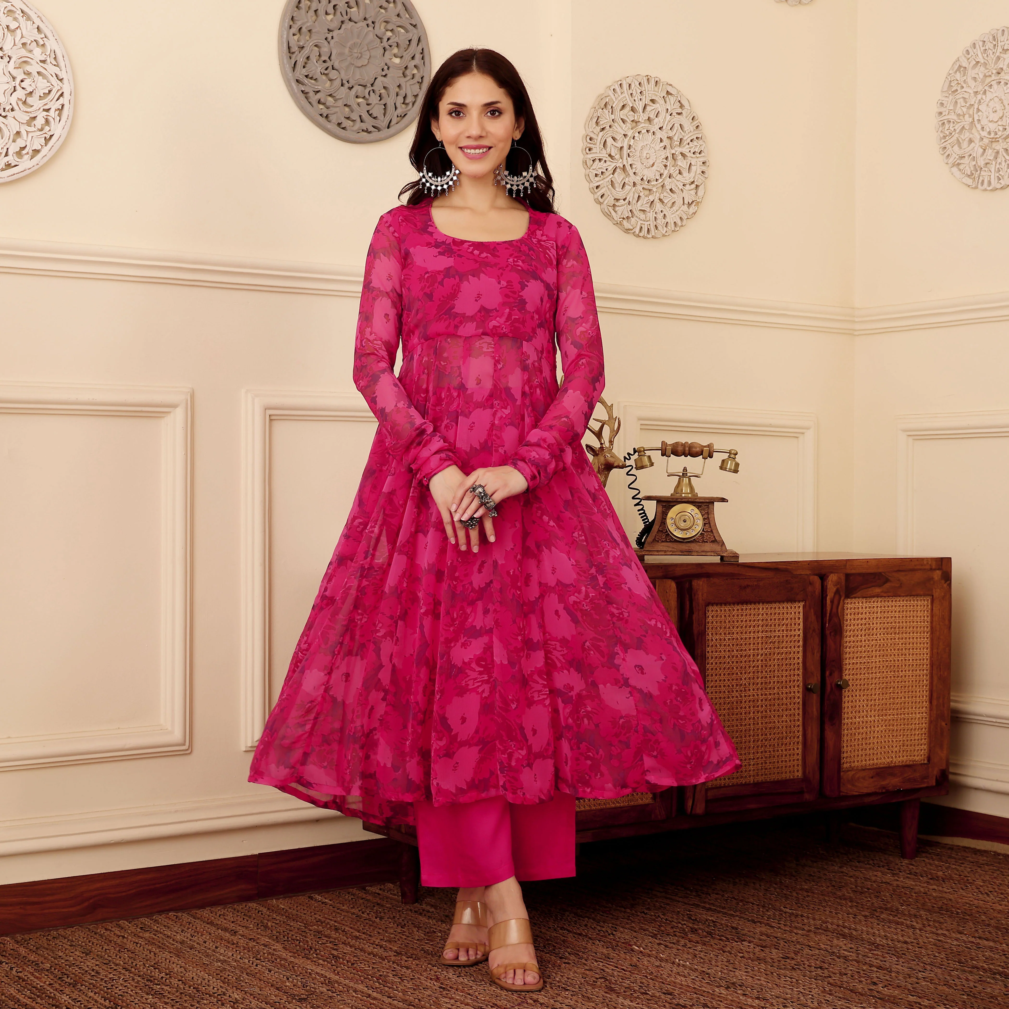 Amala Chiffon Kurta