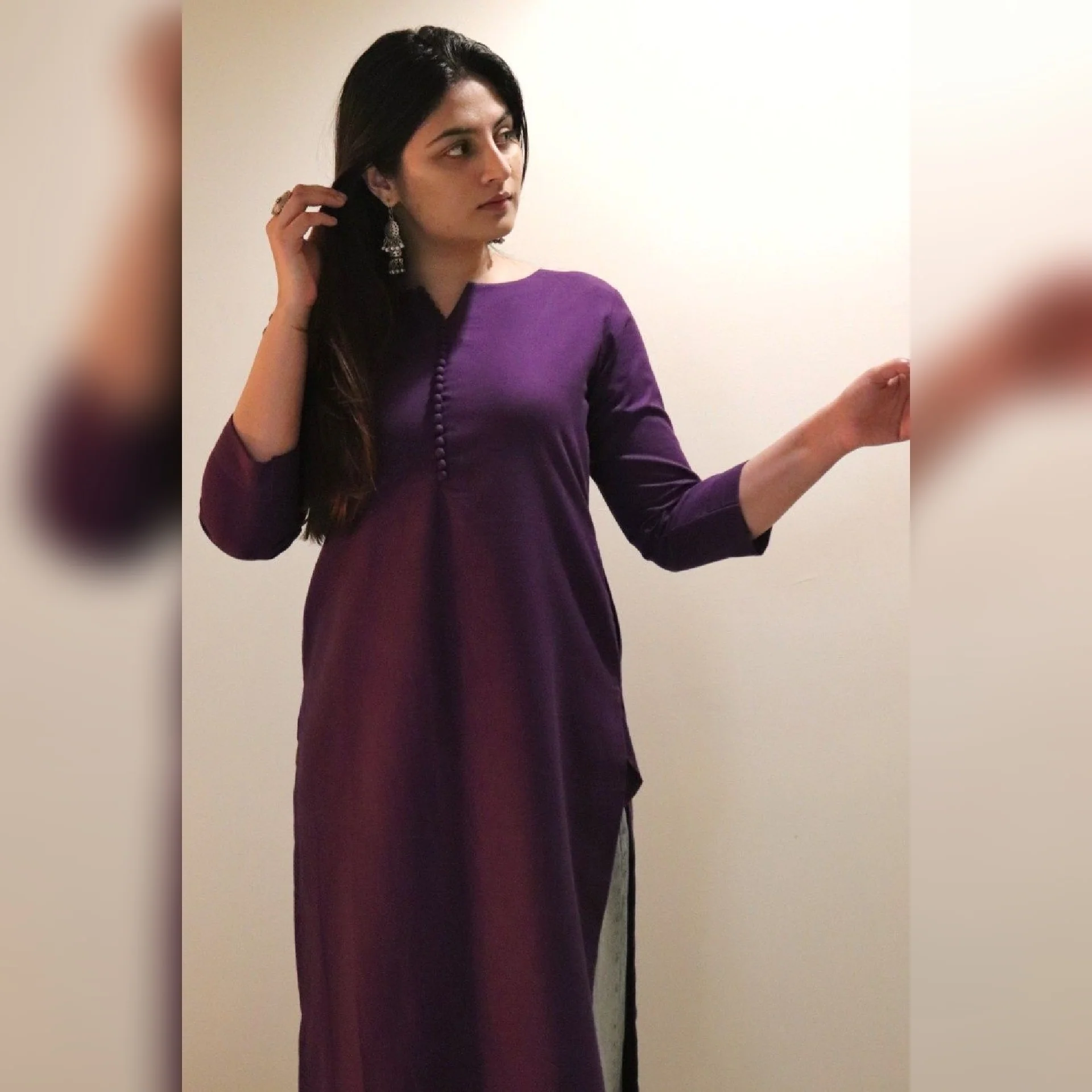 Vallari Straight Cotton Kurta